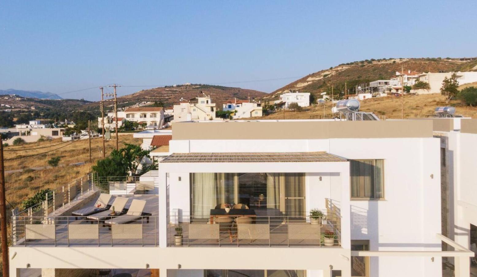 Ammokrinos Luxury Homes,150M From The Beach Kalamaki  Exterior foto