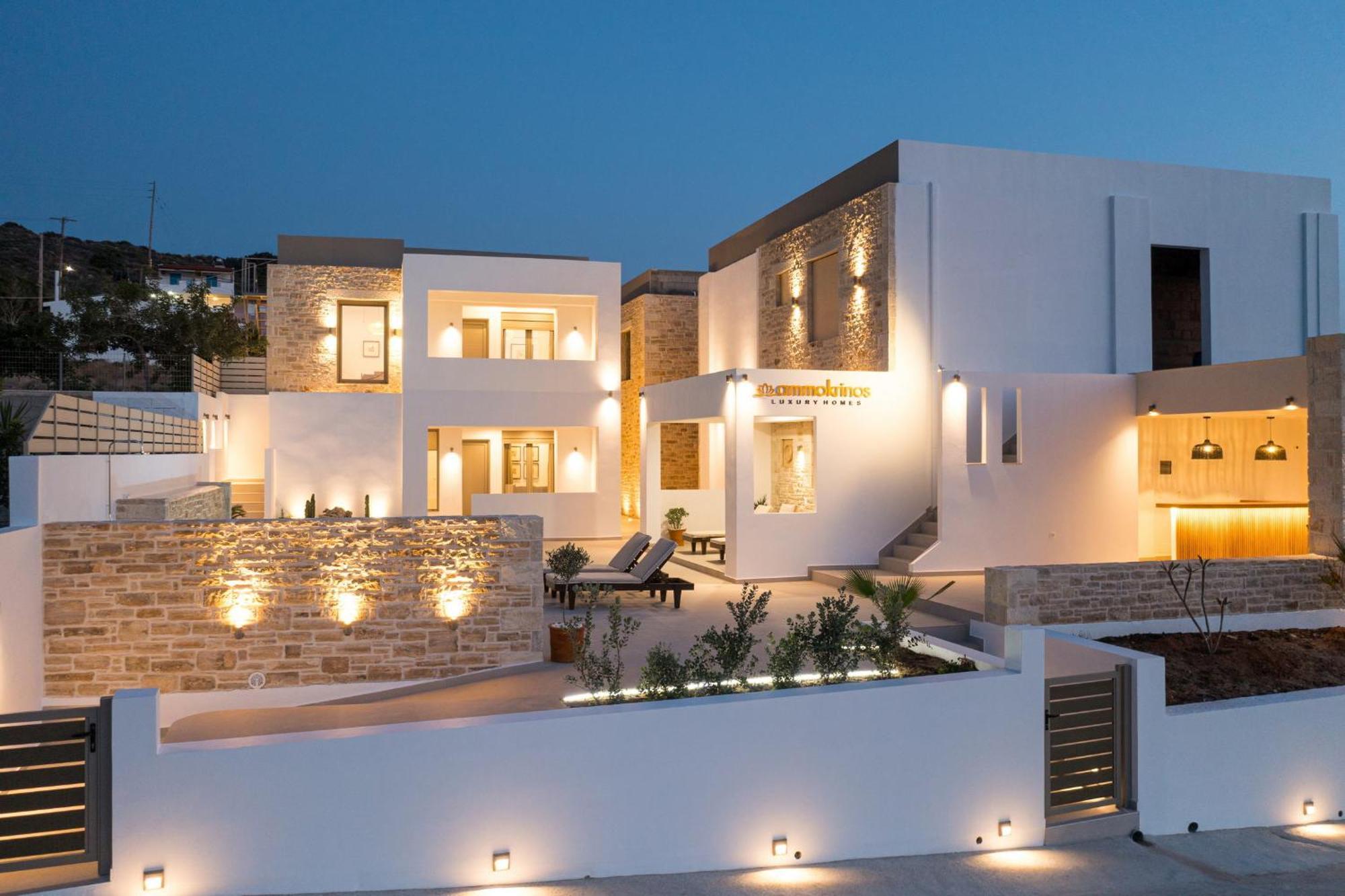 Ammokrinos Luxury Homes,150M From The Beach Kalamaki  Exterior foto