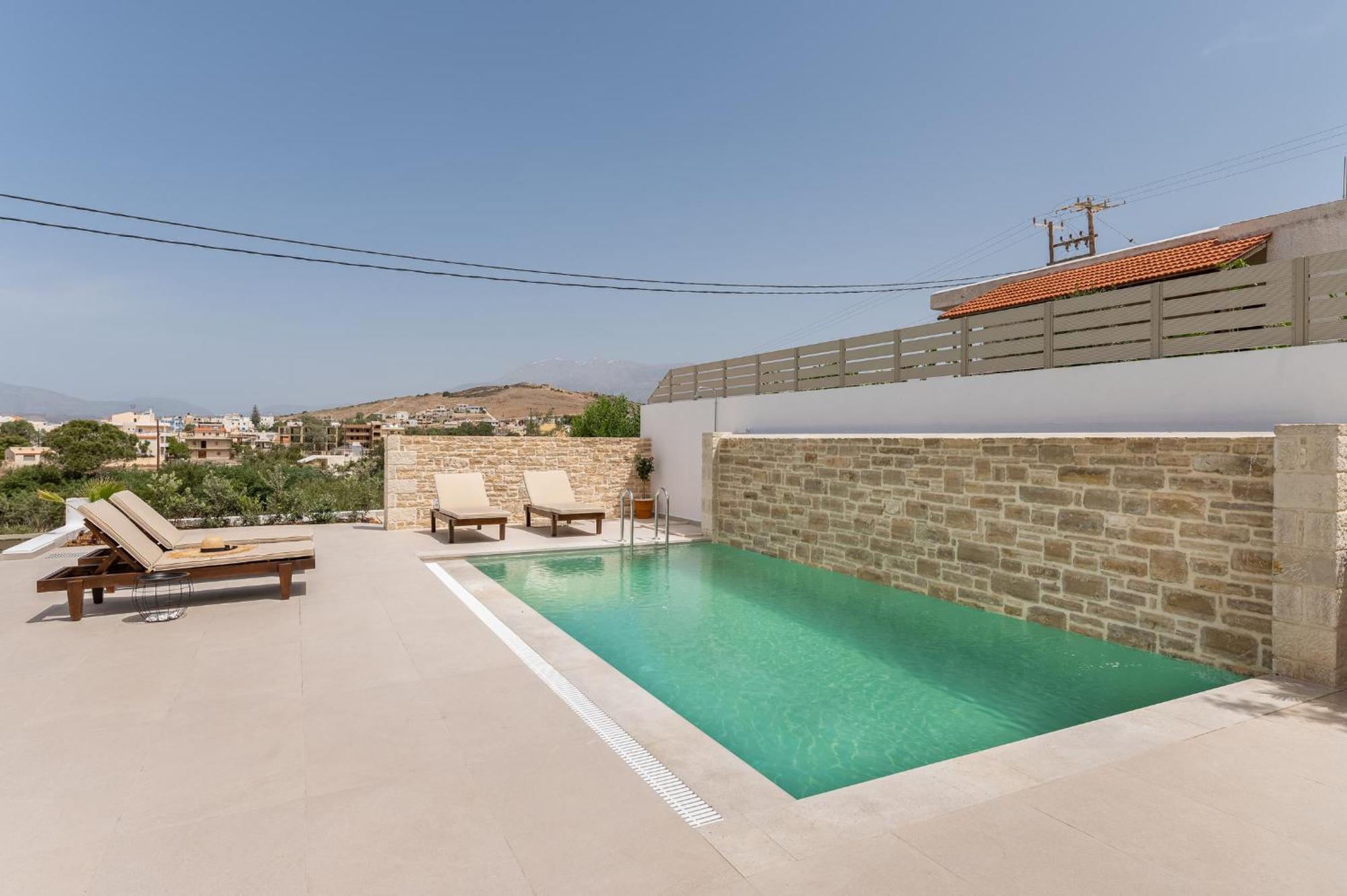 Ammokrinos Luxury Homes,150M From The Beach Kalamaki  Exterior foto