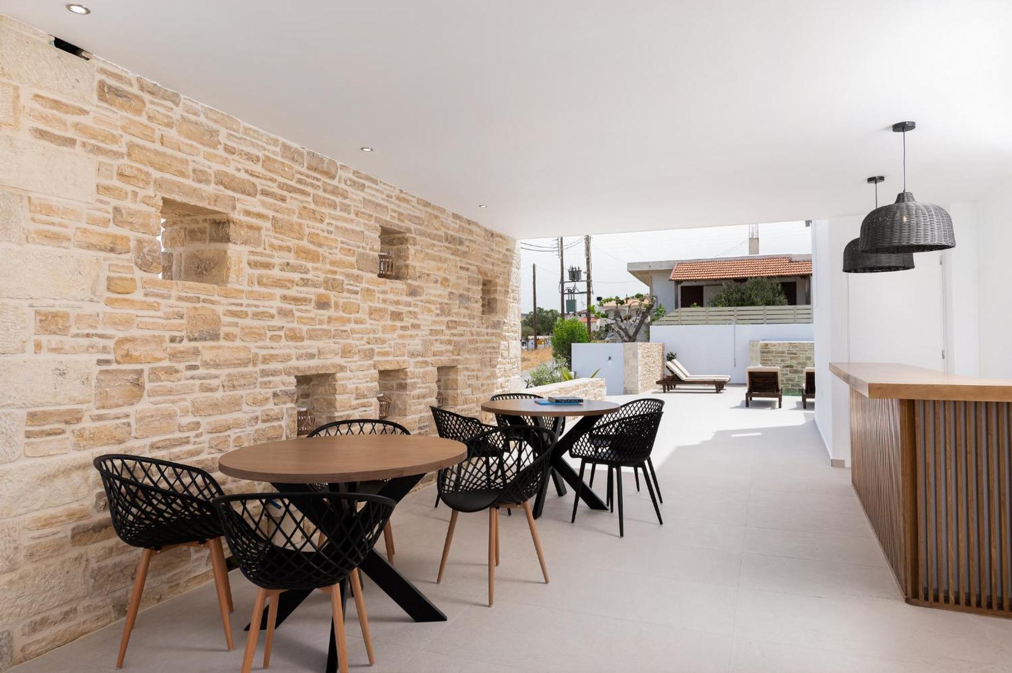 Ammokrinos Luxury Homes,150M From The Beach Kalamaki  Exterior foto